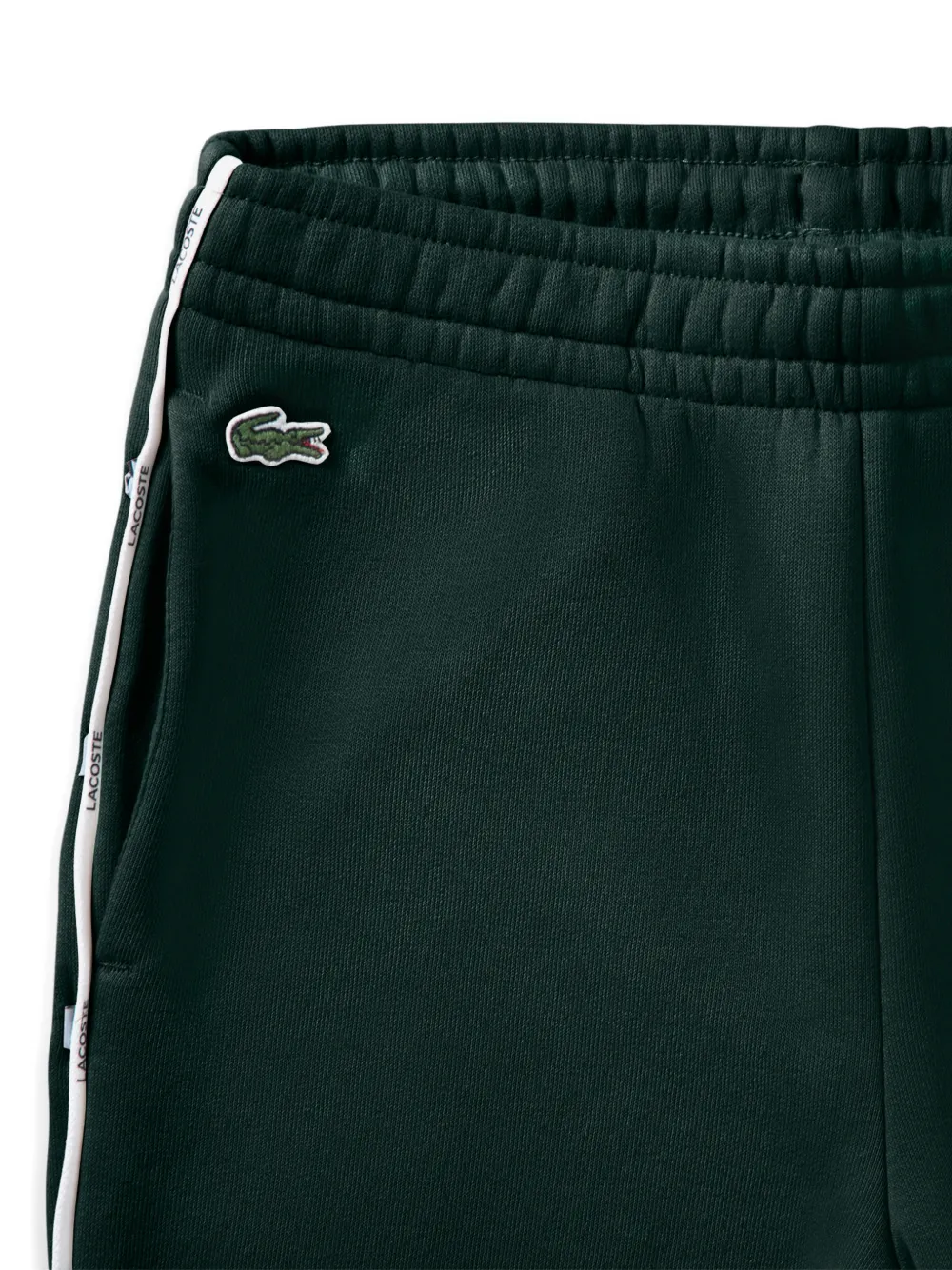 Lacoste Kids Trainingsbroek met logodetail en streep Groen