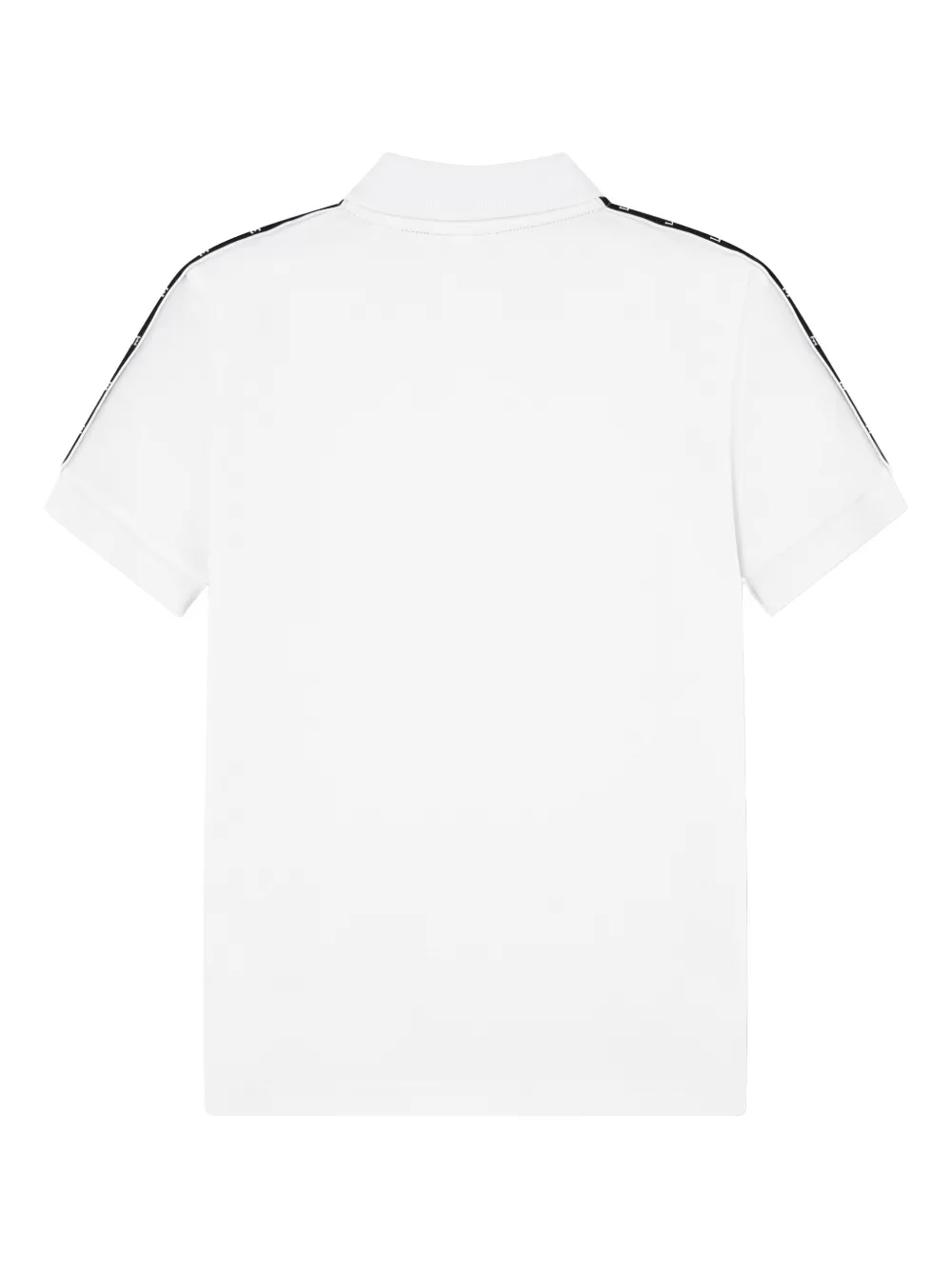 Lacoste Kids Poloshirt met logoband Wit