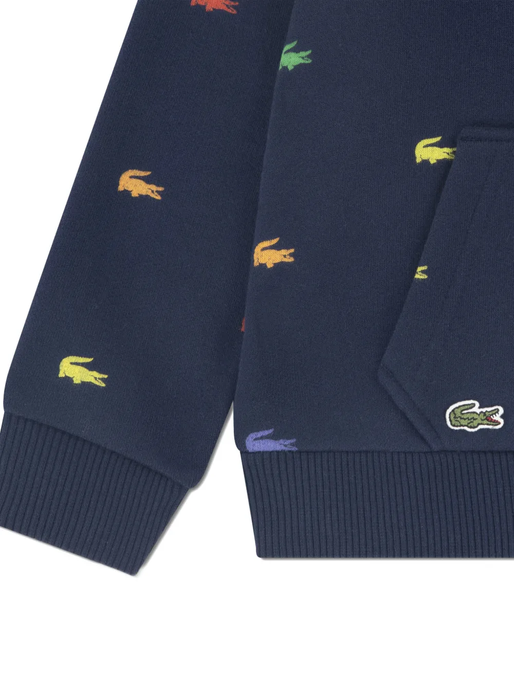 Lacoste Kids Trainingspak met logoprint Blauw