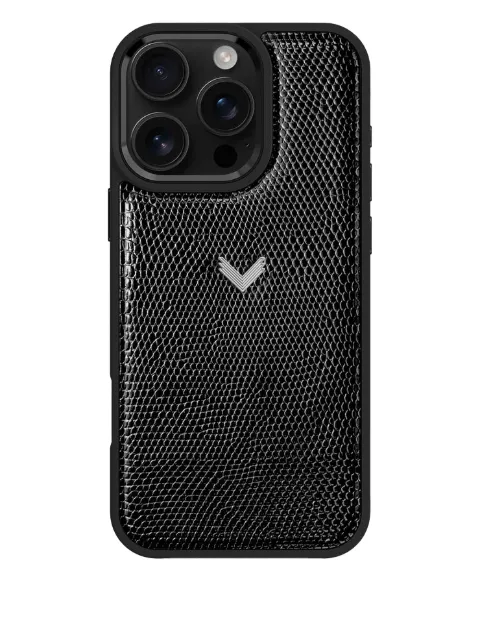 VELANTE lizard-texture iPhone 16 Pro Max case