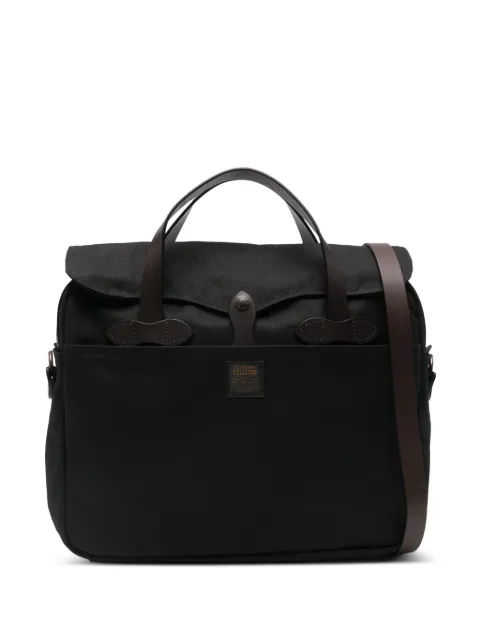 Filson logo patch briefcase
