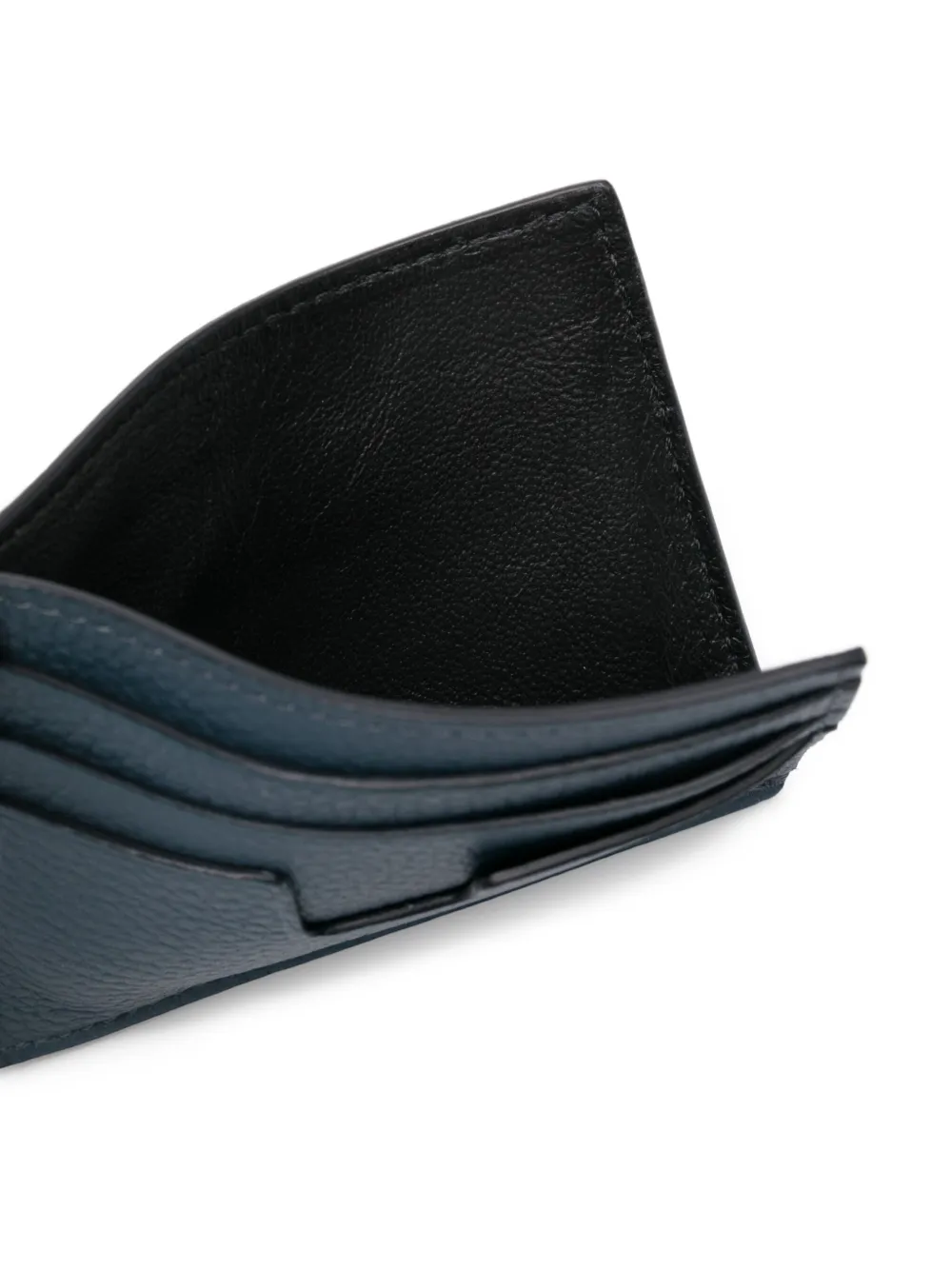 TOM FORD Leren pasjeshouder Blauw