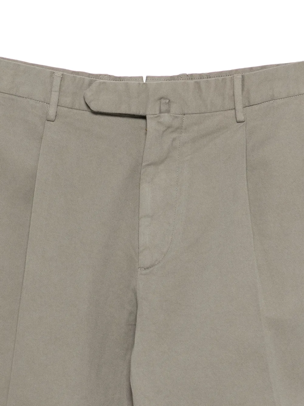 Dell'oglio Chino met geplooid detail Beige
