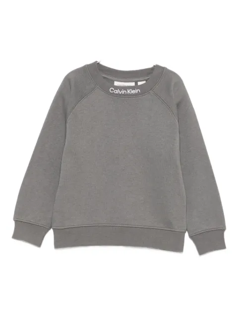 Calvin Klein Kids sudadera con logo bordado