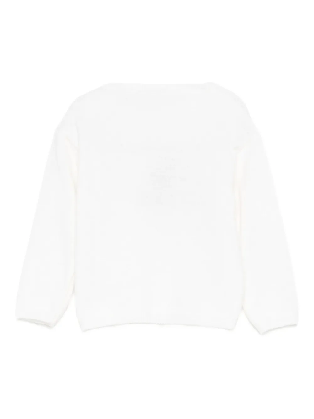 Laranjinha Round-neck Sweater In White