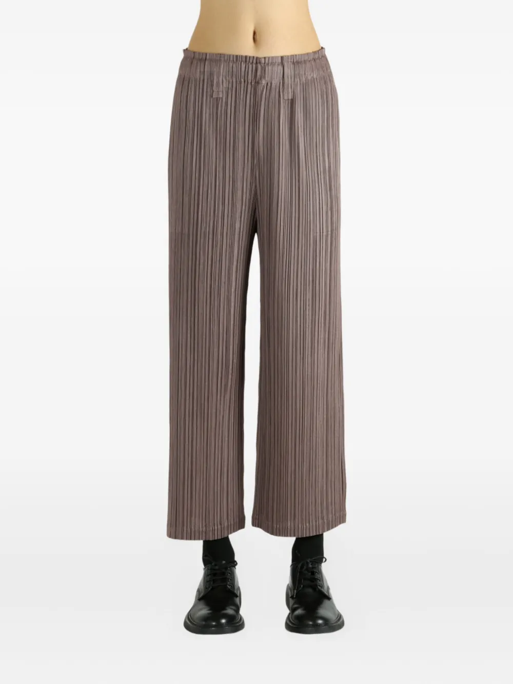 Pleats Please Issey Miyake pleated PP58JF382 trousers - Bruin