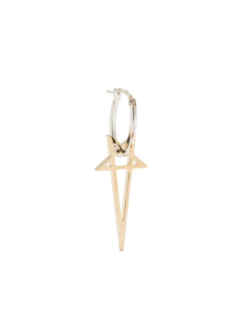 Rick Owens pentagram earring