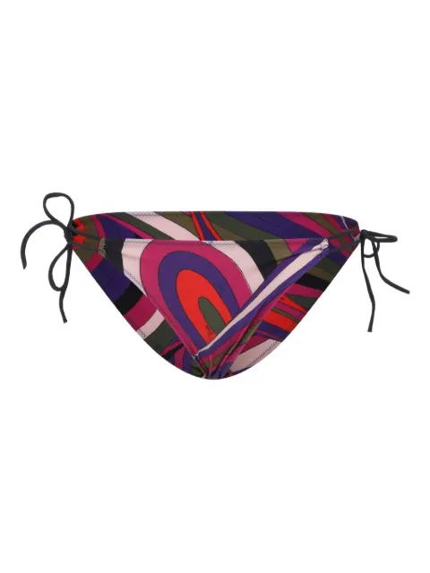 PUCCI abstract-print tie-side bikini bottoms