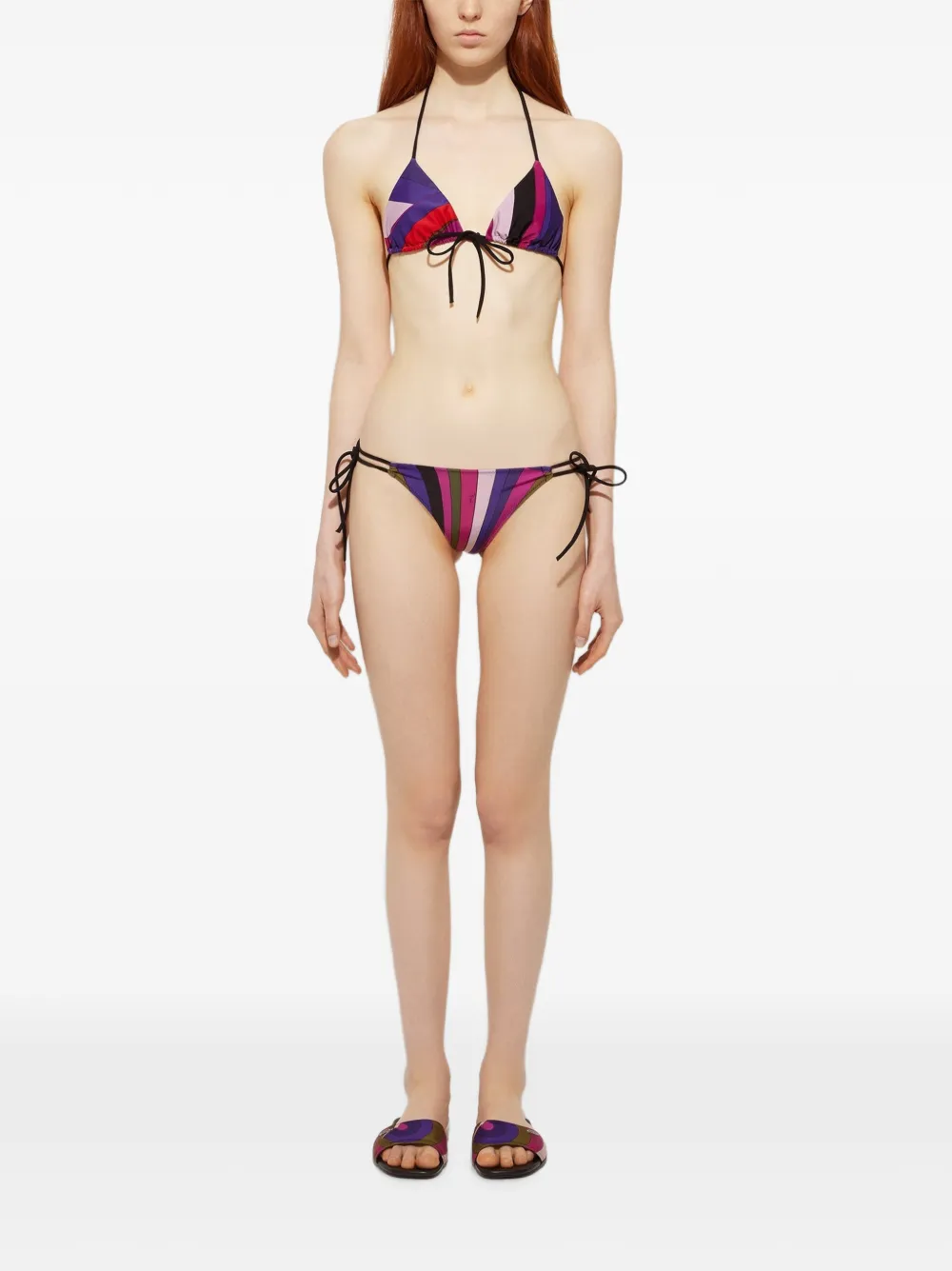 PUCCI Bikinislip met print Rood