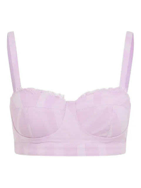 PUCCI sweetheart-neck cotton top