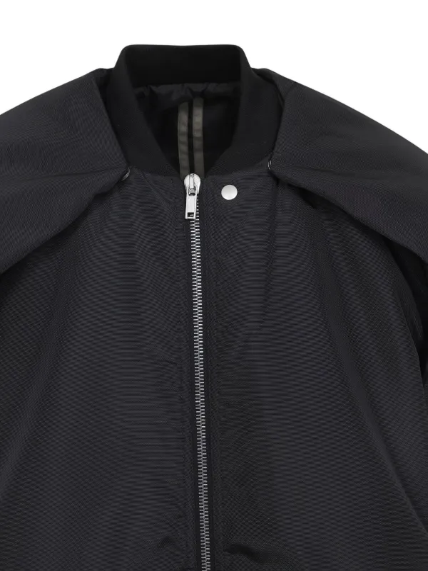 Rick Owens DRKSHDW ジップ パデッドボンバージャケット | ブラック
