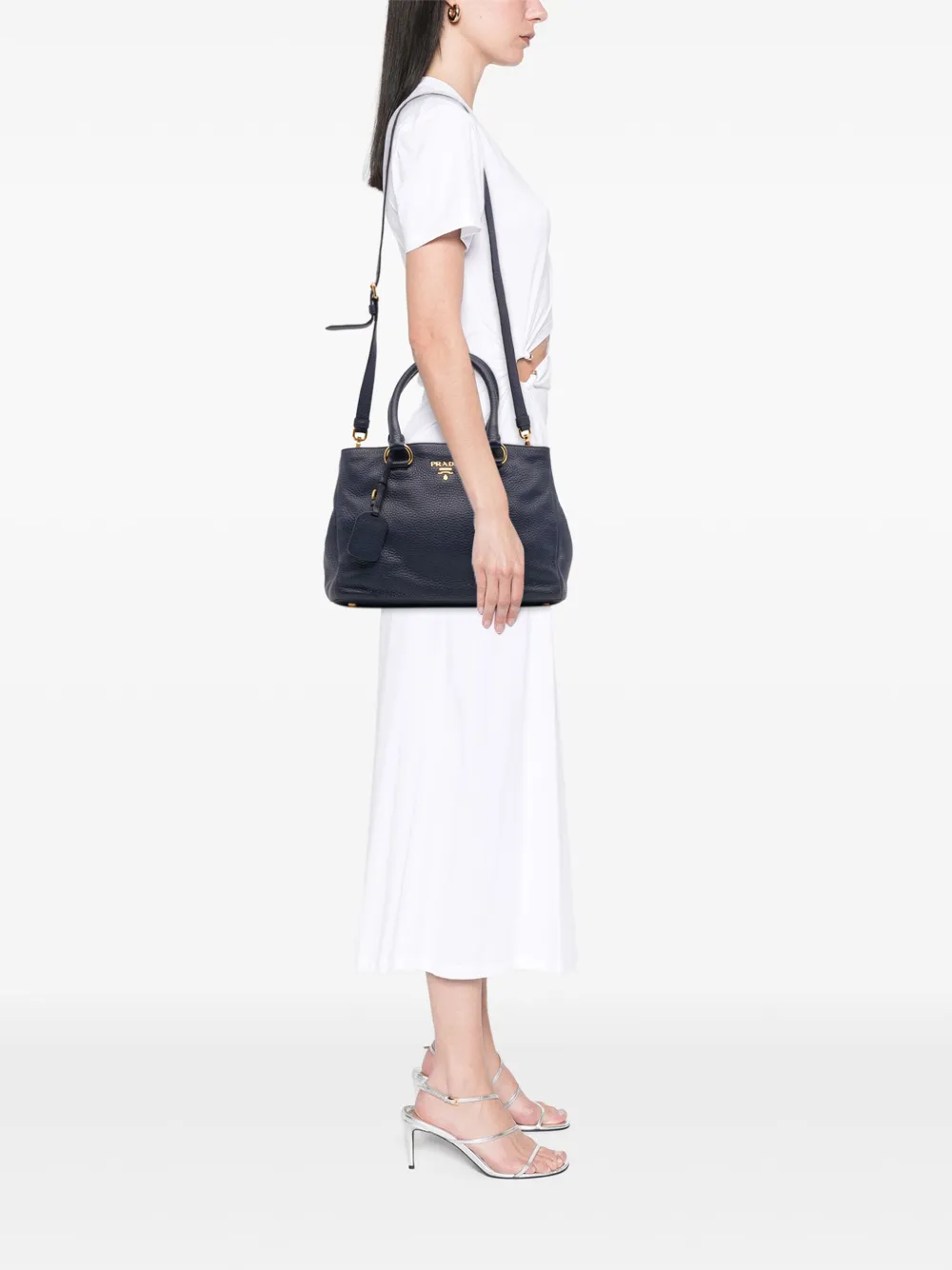 Prada Pre-Owned 2000-2025 Vitello Daino Open Convertible Tote satchel | Pre-Owned | Image 2