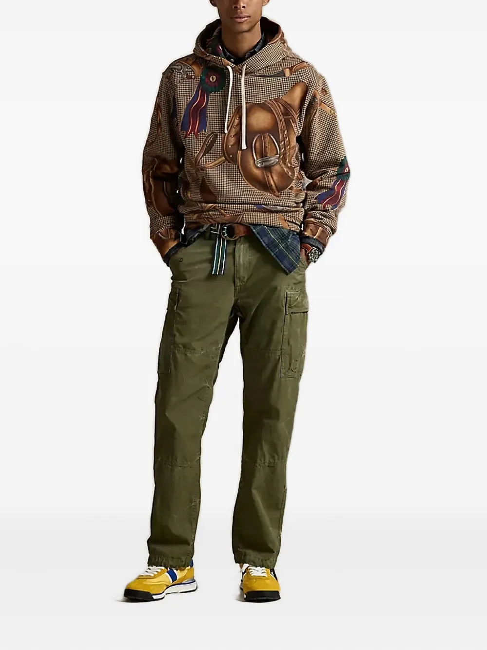 Polo Ralph Lauren equestrian-print fleece hoodie | T-Shirts | Image 2
