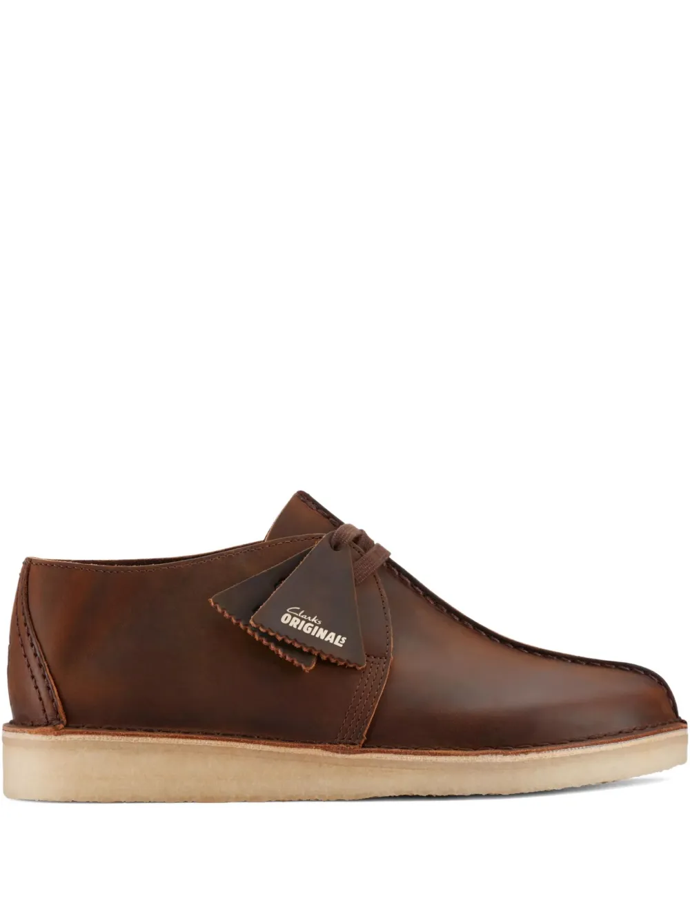 Clarks Originals leather lace-up boots Brown