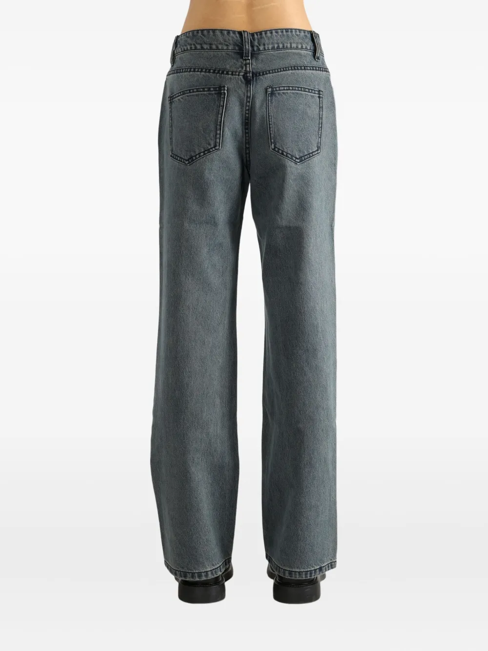 ATELIER NEW YORK Jeans met wassing Blauw