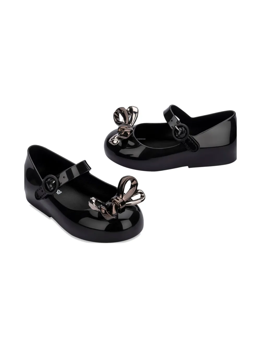 Mini Melissa Girls Sweet Love Glam Ballerinas In Multi