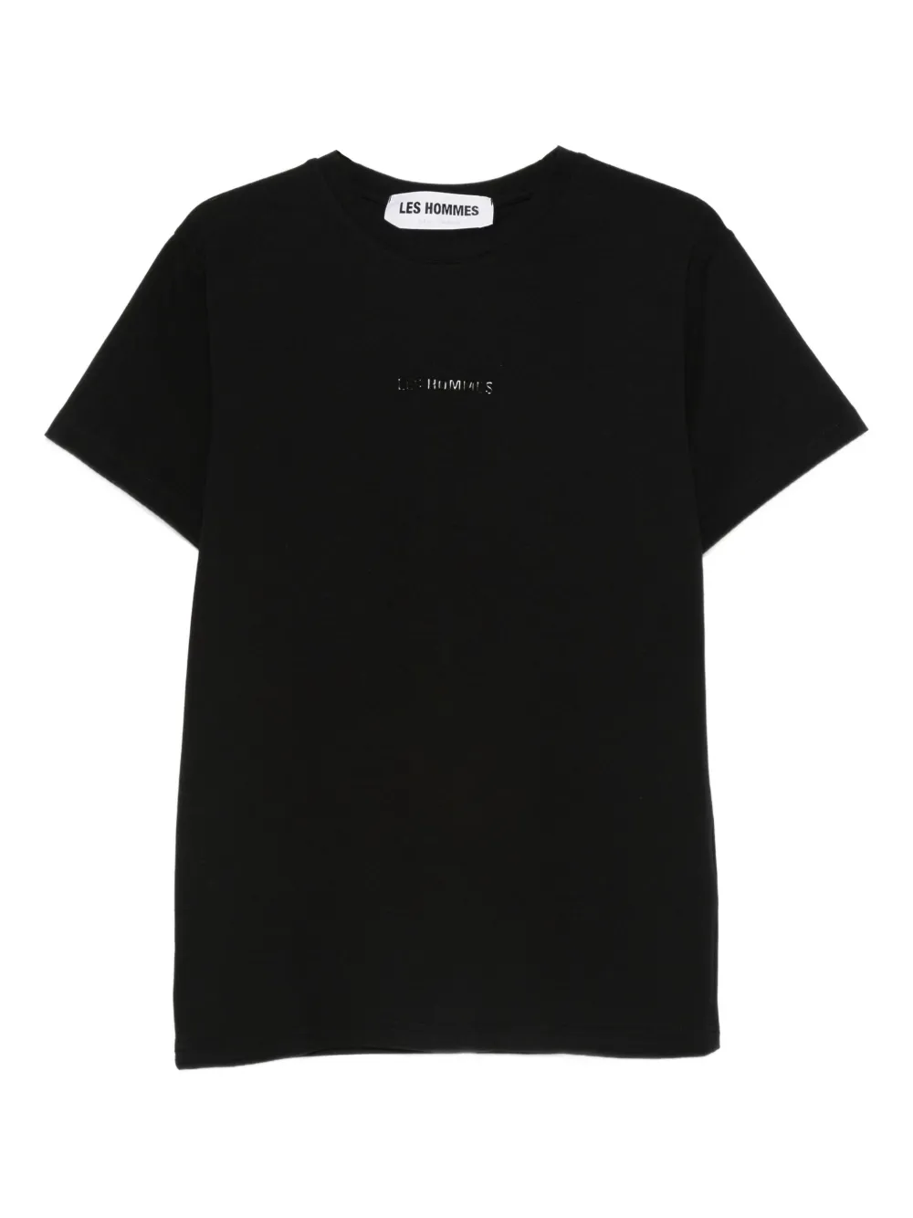 Les Hommes Urban Crew-neck Short-sleeve T-shirt In Black