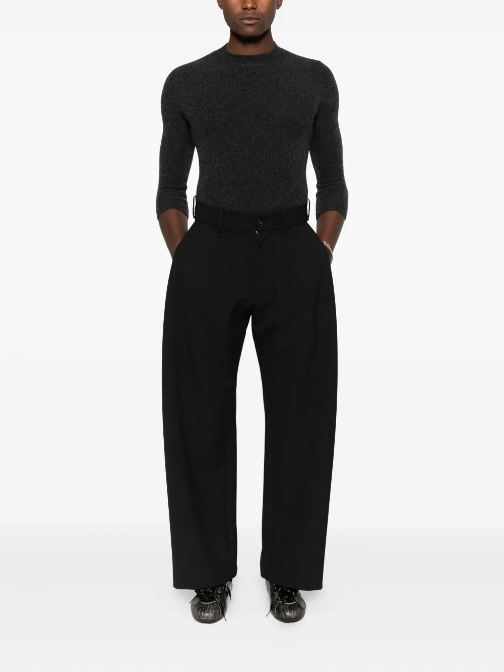 Alainpaul Cashmere-blend Jumper In Gray