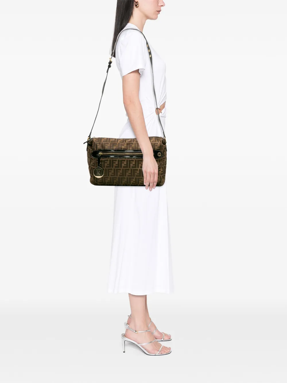 Fendi Pre-Owned 2000-2010 Zucca Canvas crossbody bag | Pre-Owned | Image 2