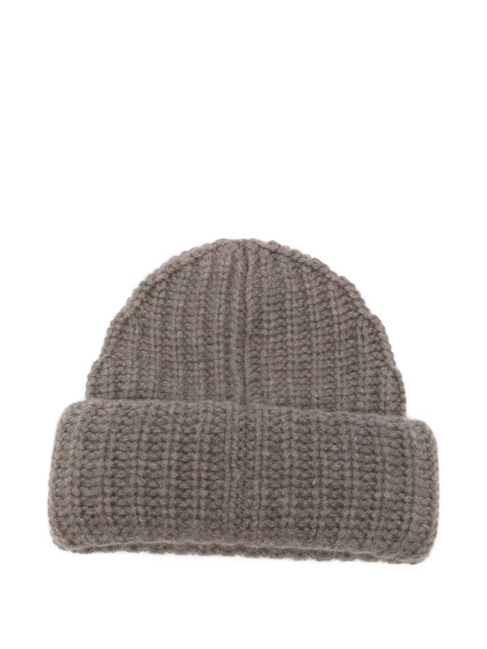 Lisa Yang The Beatris ribbed beanie - Bruin