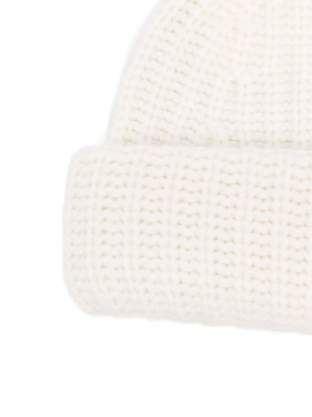 Lisa Yang Geribbelde muts Wit