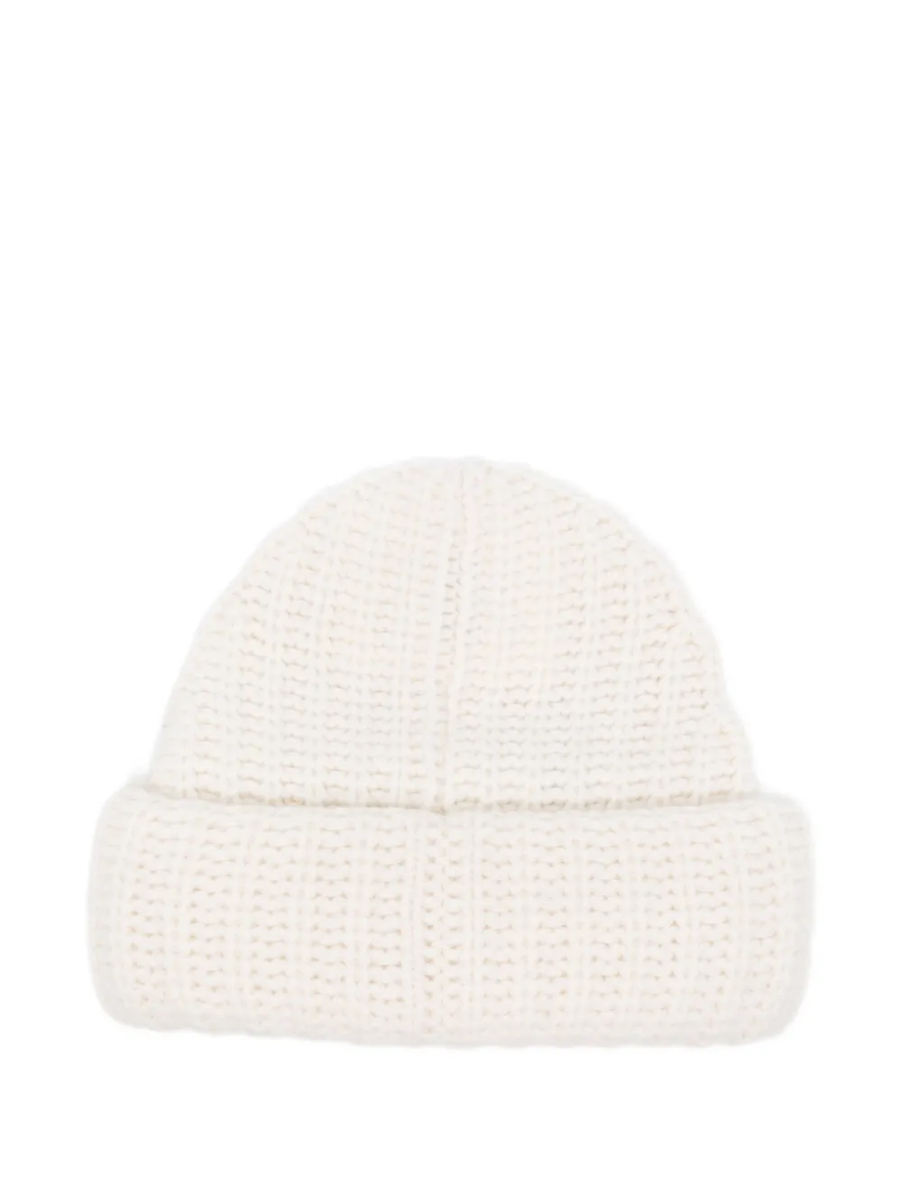 Lisa Yang ribbed beanie - Wit