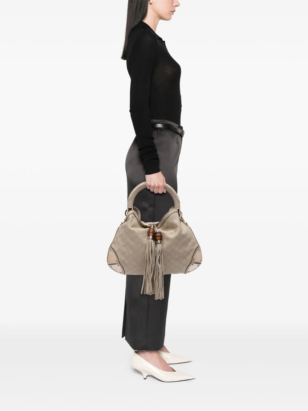 Gucci Pre-Owned 2016-2025 Guccissima Indy Hobo satchel | Pre-Owned | Image 2