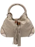 Gucci Pre-Owned 2016-2025 Guccissima Indy Hobo satchel - White