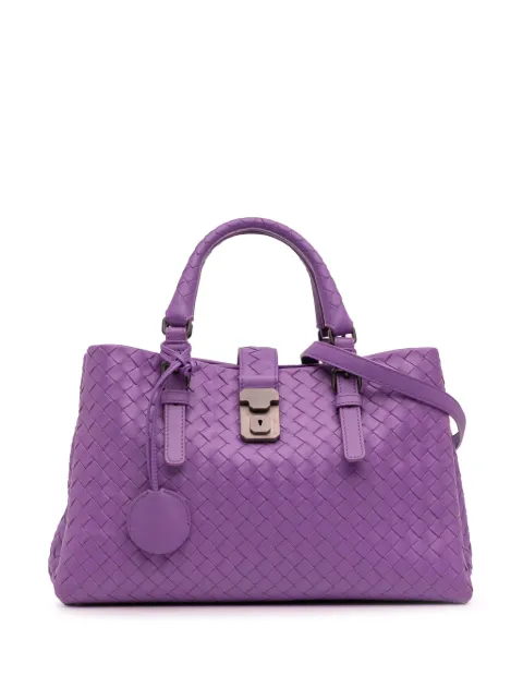 Bottega Veneta Pre-Owned 2012-2025 Small Nappa Intrecciato Roma satchel