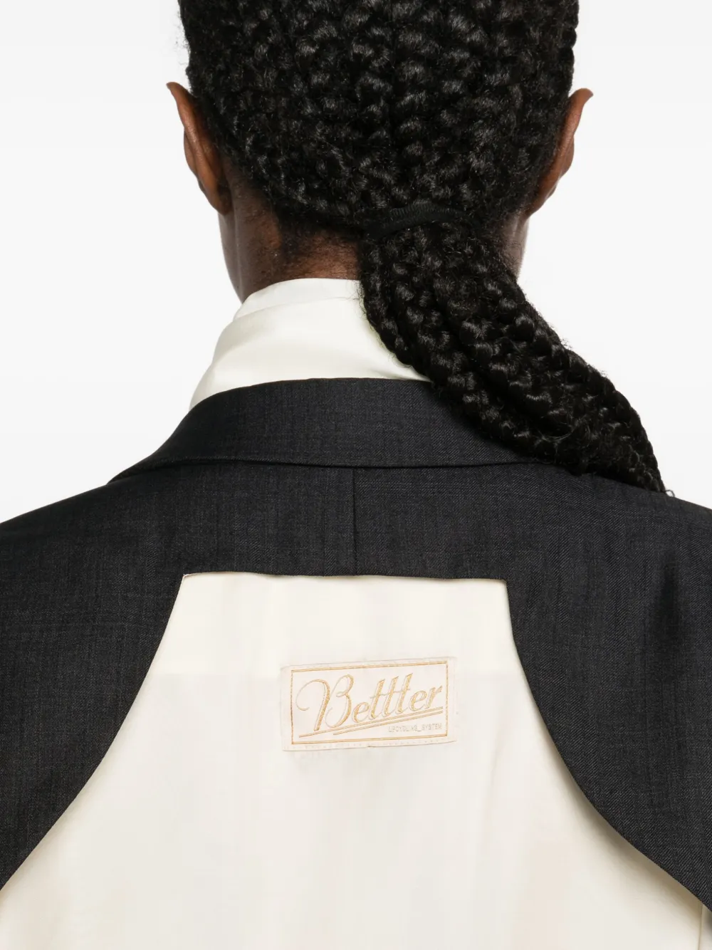 BETTTER Blazer met enkele rij knopen Zwart