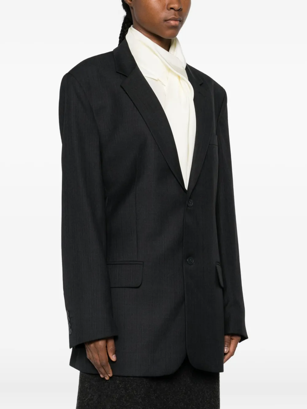 BETTTER Blazer met enkele rij knopen Zwart