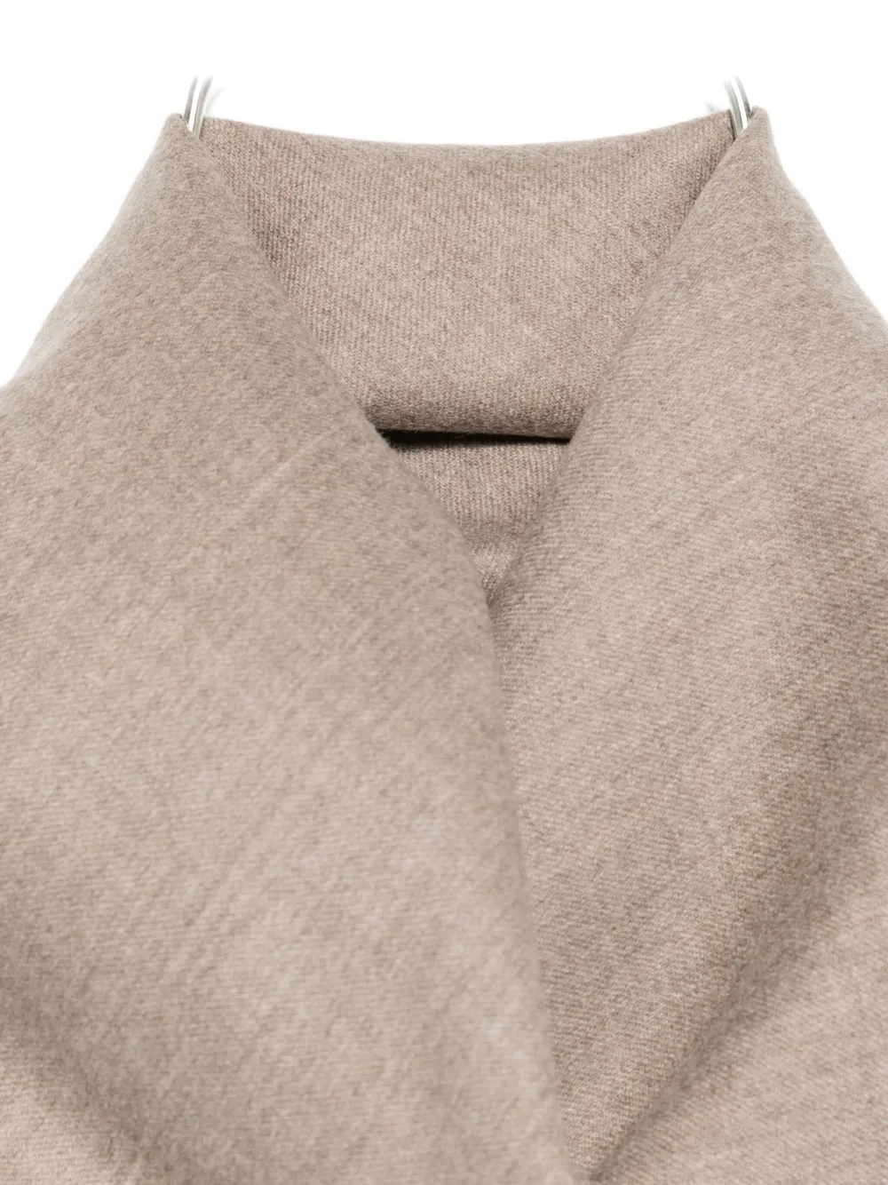 Carven Wool Scarf In Brown