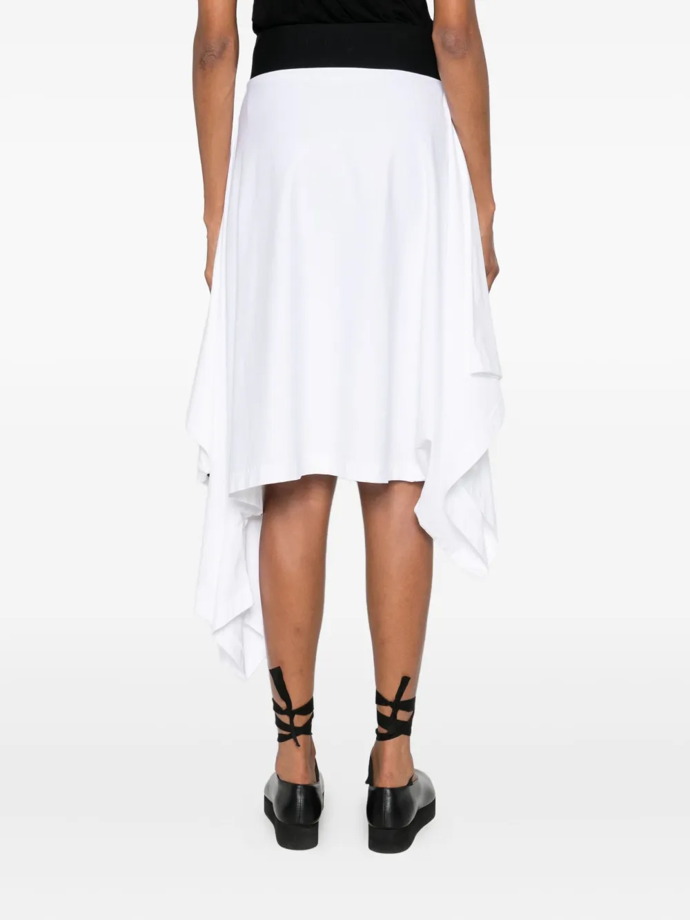 Alainpaul Asymmetric Skirt In White