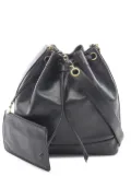 CHANEL Pre-Owned 1994-1996 Caviar Triple CC Drawstring bucket bag - Black