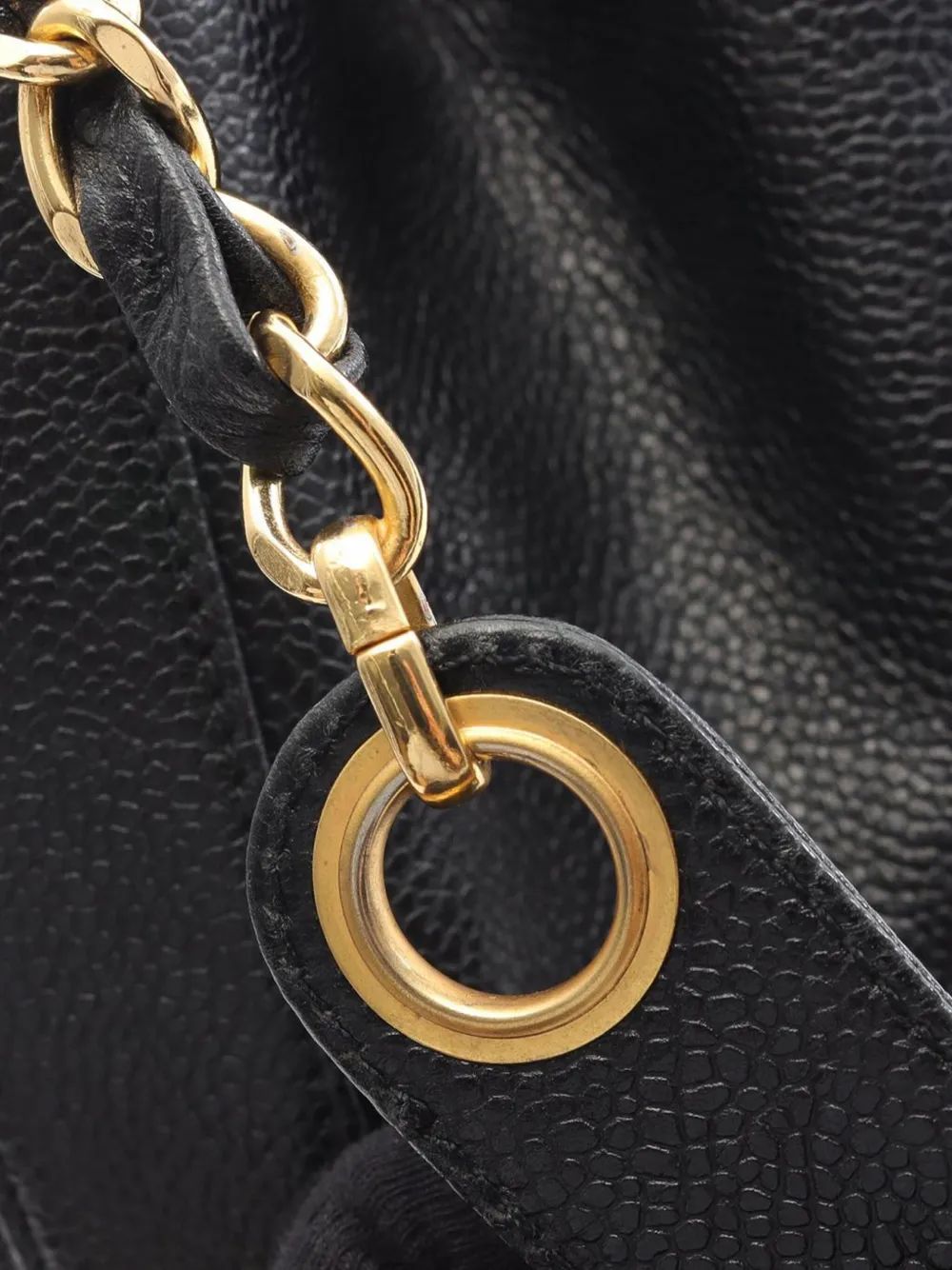 CHANEL Pre-Owned 1994-1996 Caviar Triple CC Drawstring bucket bag | Pre-Owned | Image 2