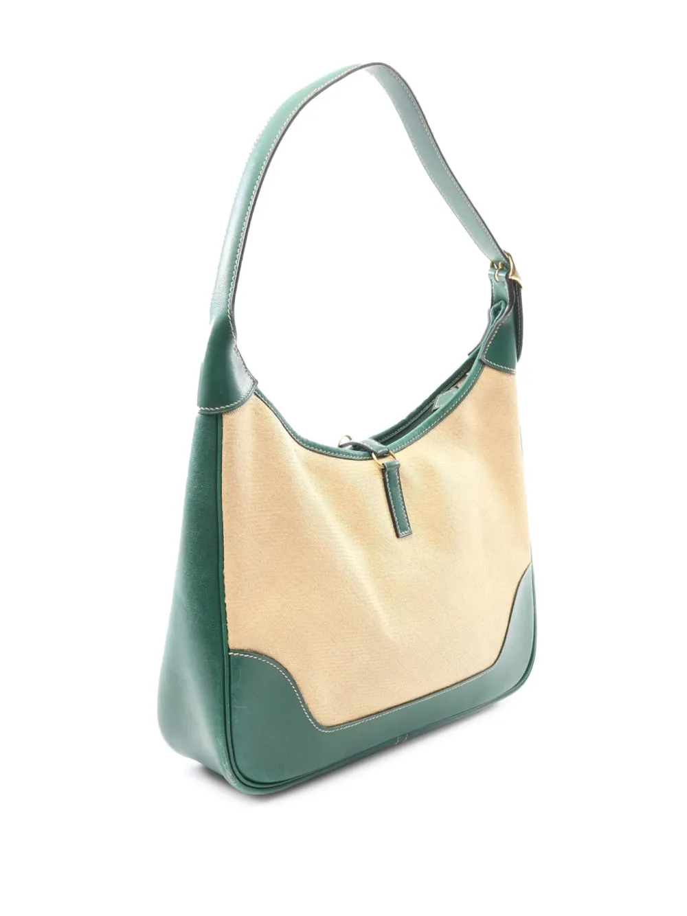 Pre-owned Hermes 1998 Toile Barenia Trim Ii 31 Shoulder Bag In Brown