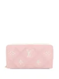 Louis Vuitton Pre-Owned 2021-2025 Bicolor Monogram Empreinte Broderies Zippy Wallet long wallets - Pink