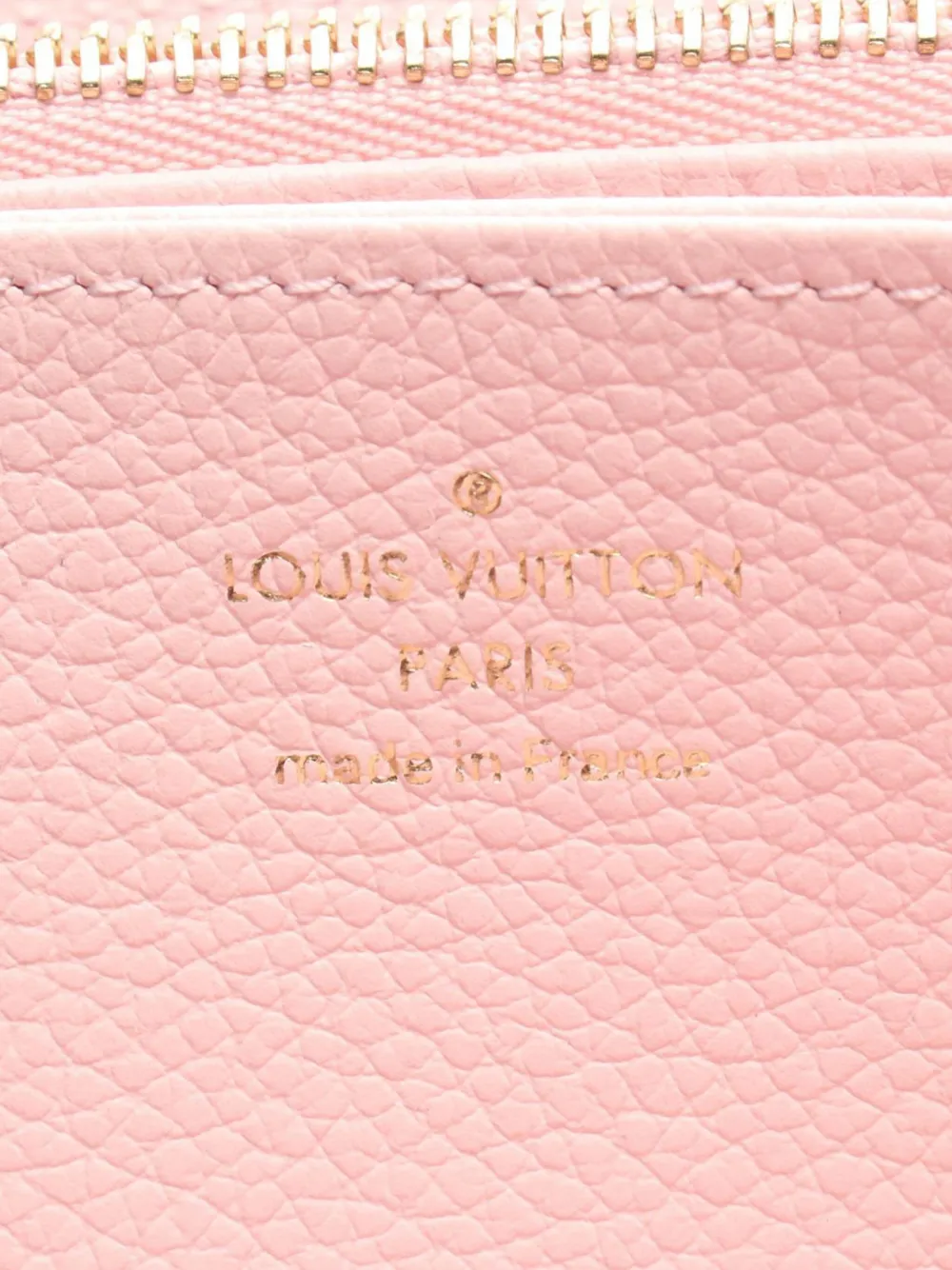 Pre-owned Louis Vuitton 2021-2025 Bicolor Monogram Empreinte Broderies Zippy Wallet Long Wallets In Pink