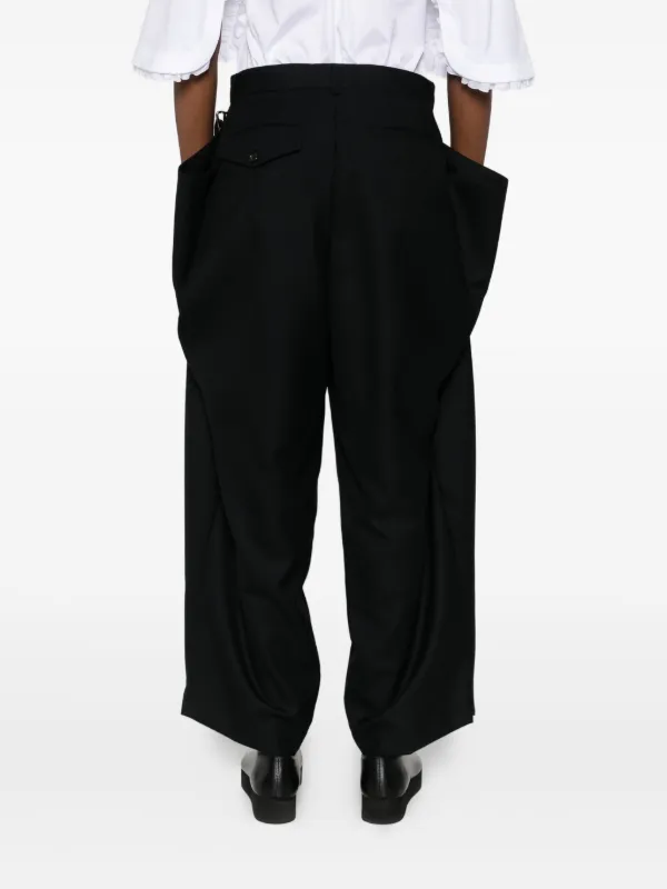 Noir Kei Ninomiya プリーツ パンツ | ブラック | FARFETCH JP