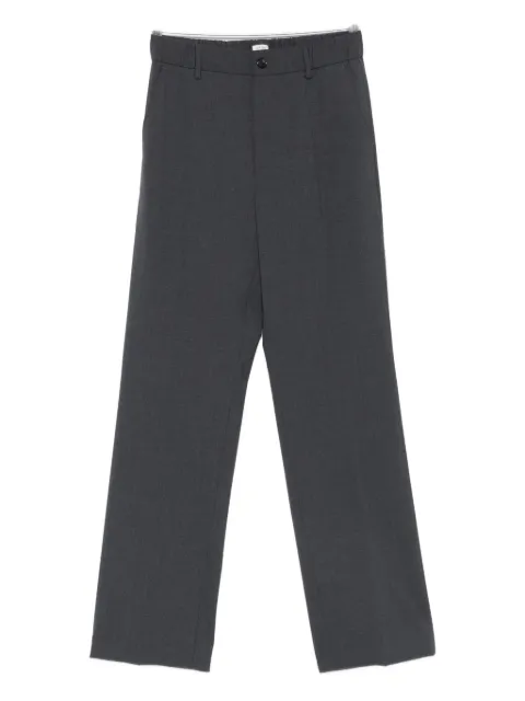 Covert pressed-crease trousers 