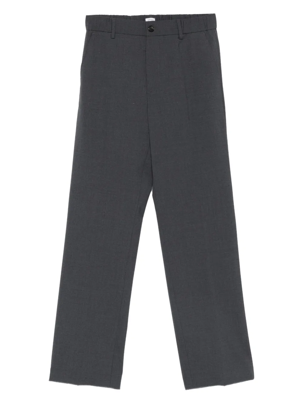 Covert pressed-crease trousers | Grey | Image 1