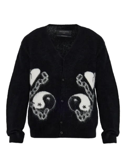 AllSaints Reflection button cardigan
