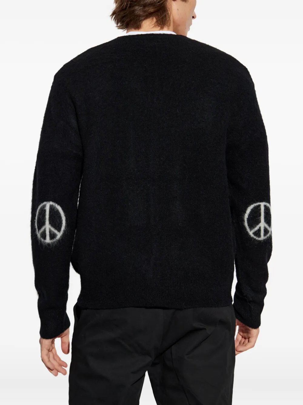 AllSaints Reflection vest met knoop Zwart