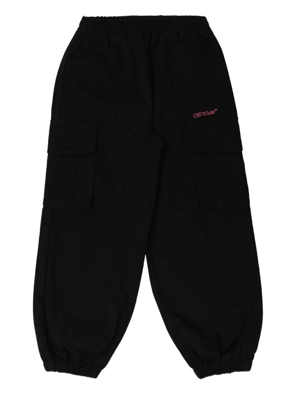 Off-white Cargo-pocket Trousers In Black