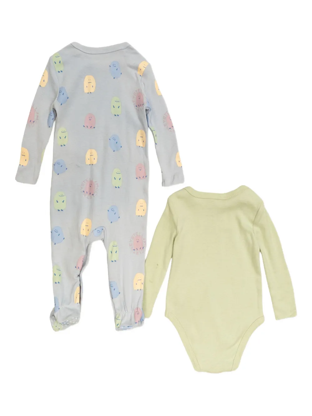 Stella McCartney Kids monster-print pajamas (set of two) - Grijs