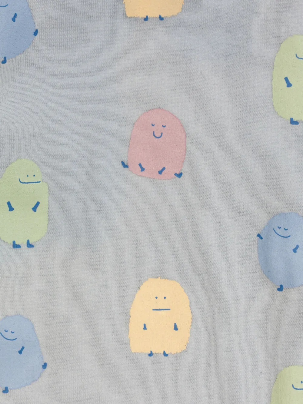 Stella McCartney Kids Twee pyjama's met monsterprint Grijs