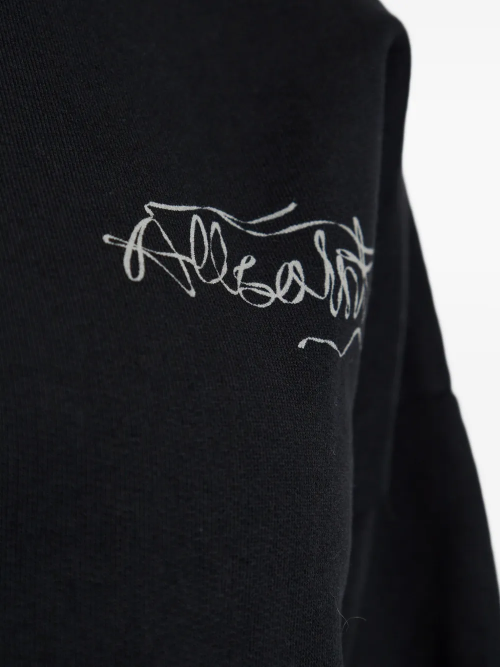 AllSaints Reel Lila sweater met lange mouwen Zwart