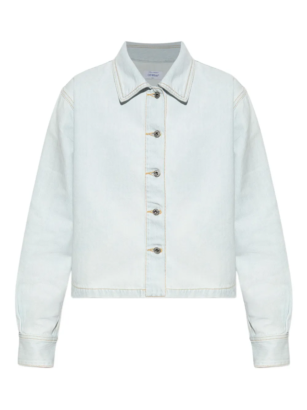 Off-White pocket denim shirt - ブルー Off-White pocket denim shirt - ブルー