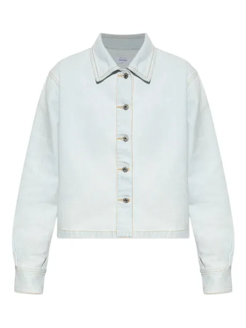 Off-White Jeanshemd mit Tasche
