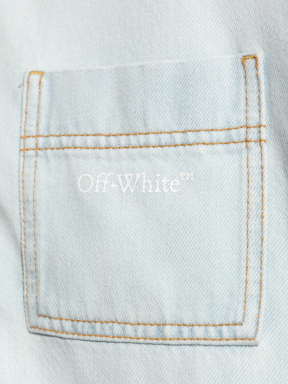 Off-white Long Sleeve Shirt In Blue